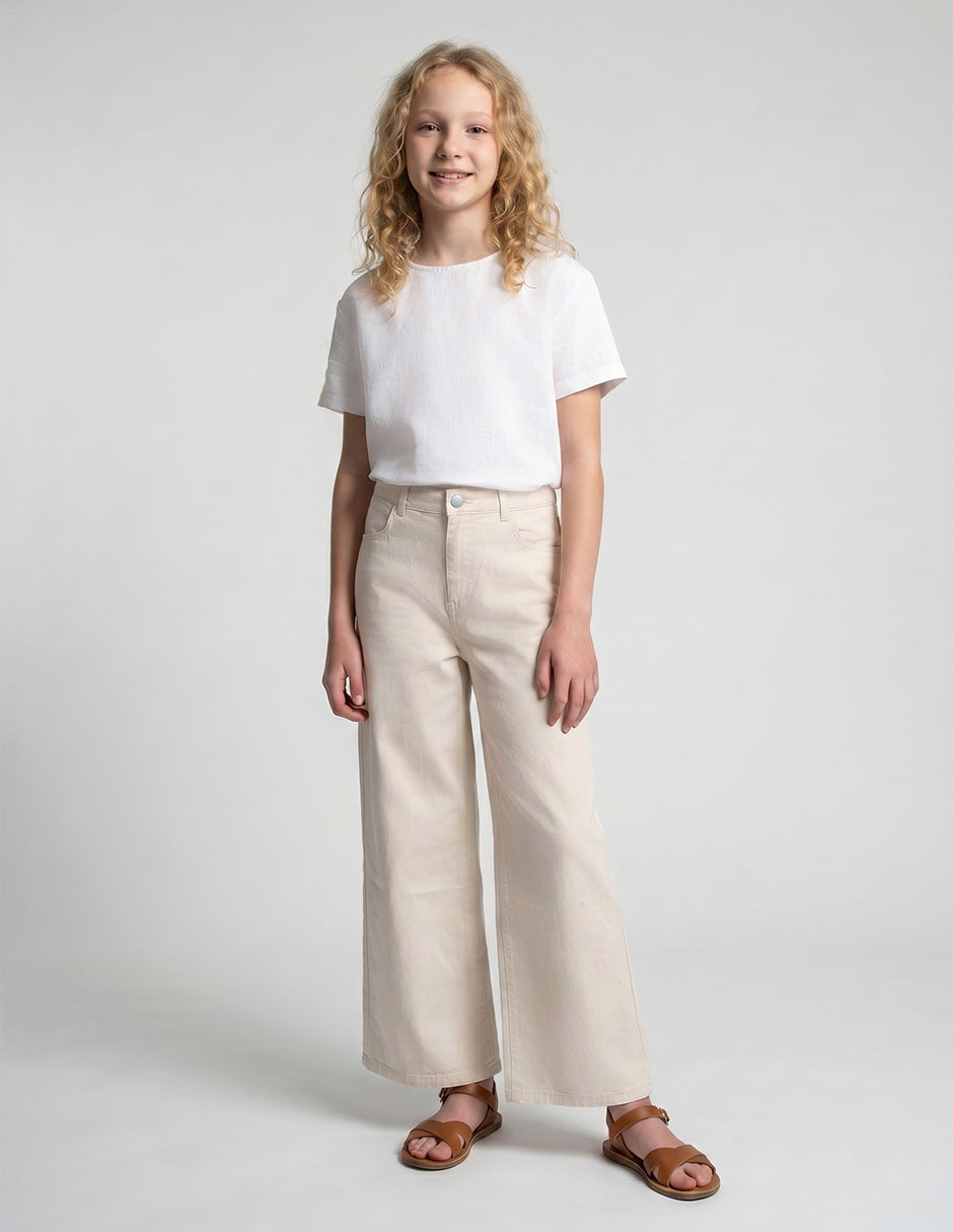 Pantalón relaxed wide leg para mujer