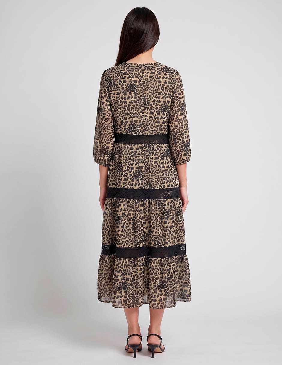Vestido midi casual para mujer