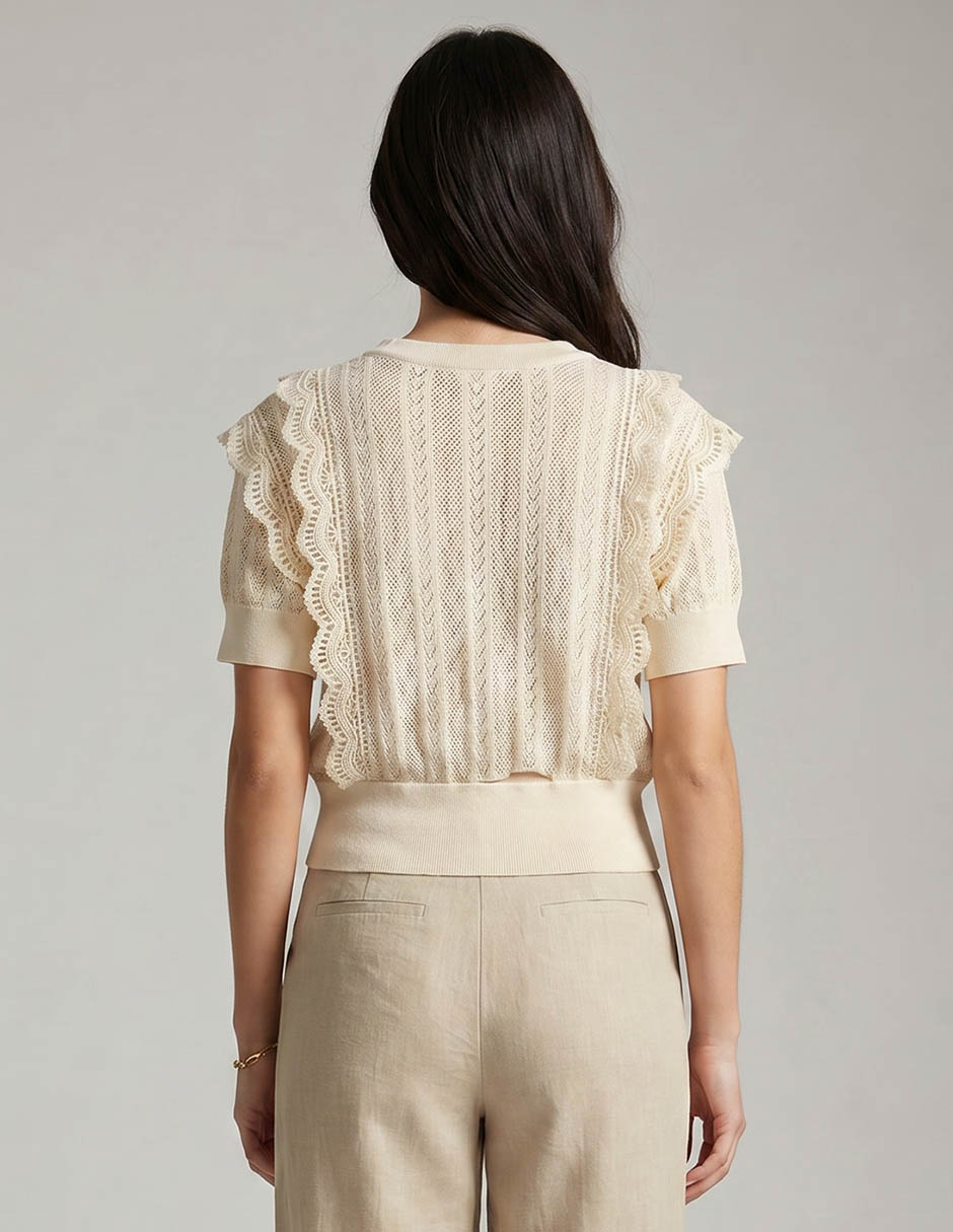 Blusa manga corta para mujer 3