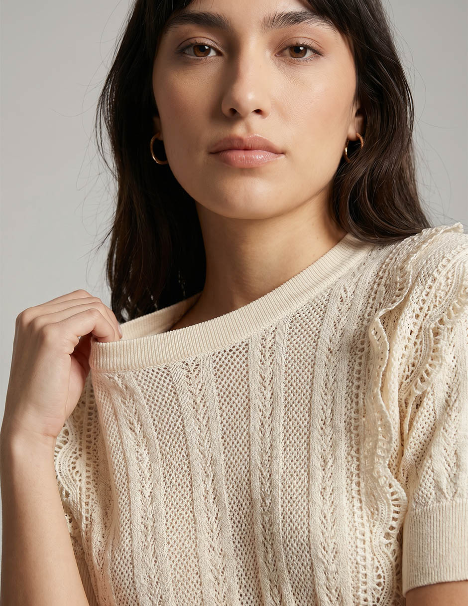 Blusa manga corta para mujer 2