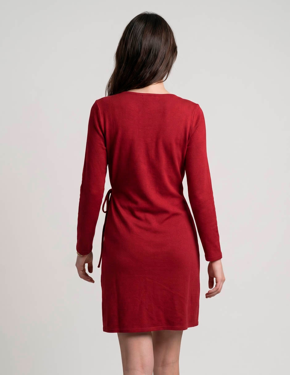 Vestido arriba rodilla casual para mujer 3