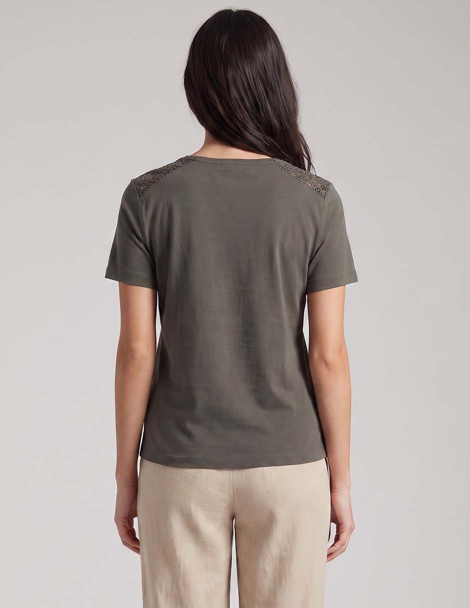 Blusa manga corta para mujer 2