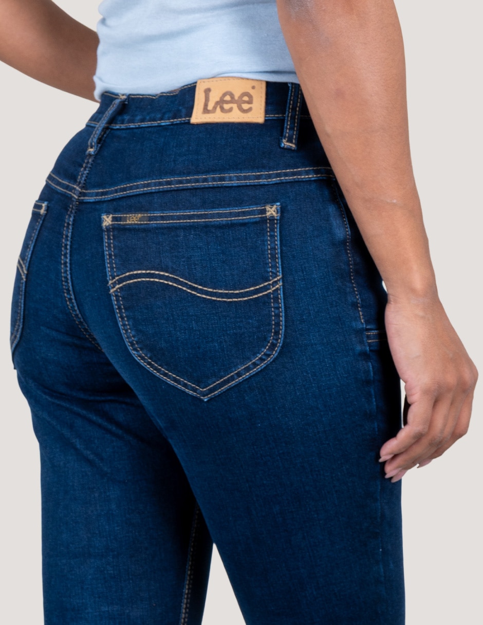Jeans flare media cintura Lee para mujer