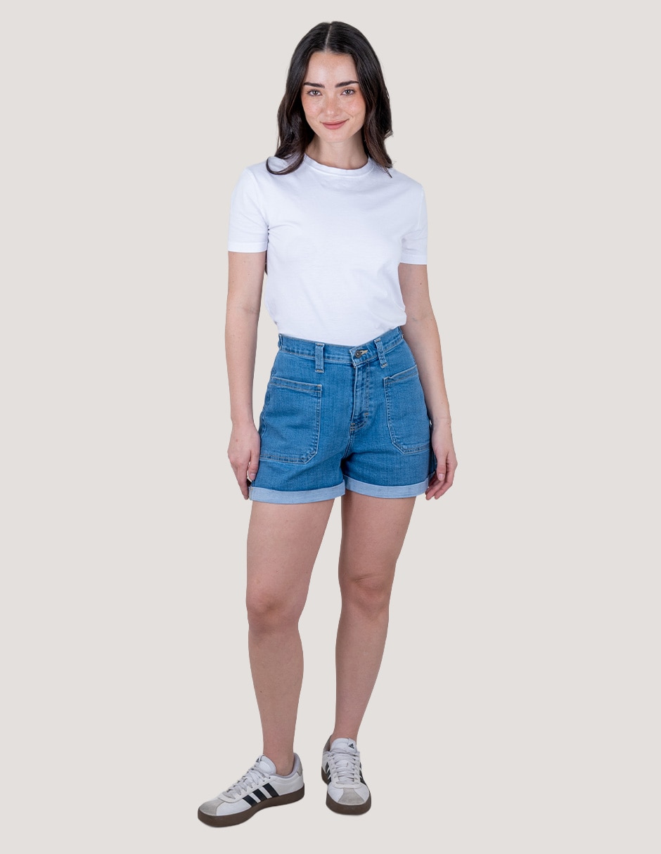 Short Lee de mezclilla para mujer