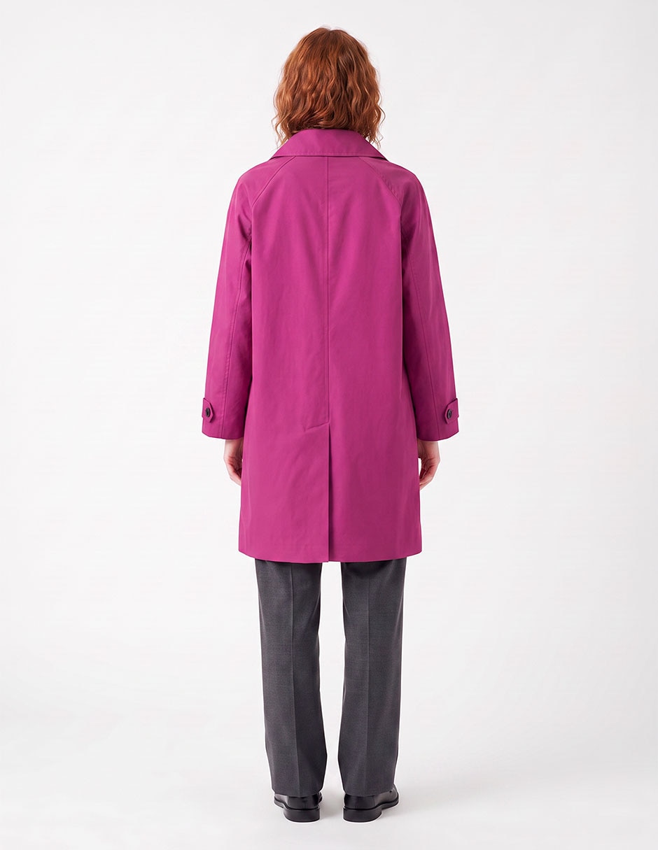 Gabardina con bolsas para mujer 4