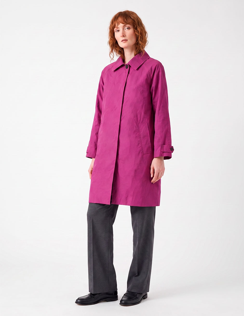 Gabardina con bolsas para mujer 3