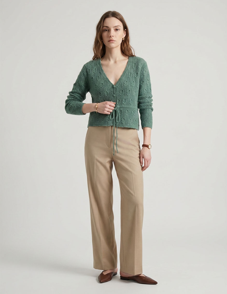 Suéter cuello V para mujer Suéter cuello V para mujer