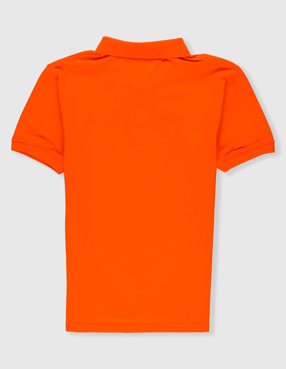 Playera tipo polo de algodón para niño 4