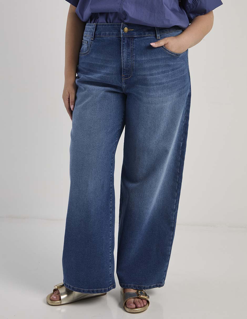 Jeans amplio para mujer 1