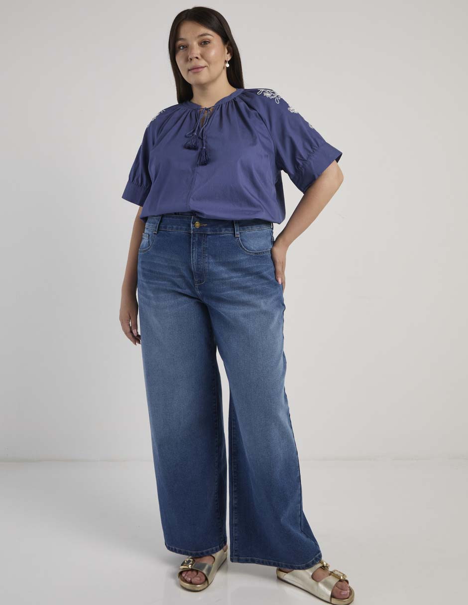 Jeans amplio para mujer 3