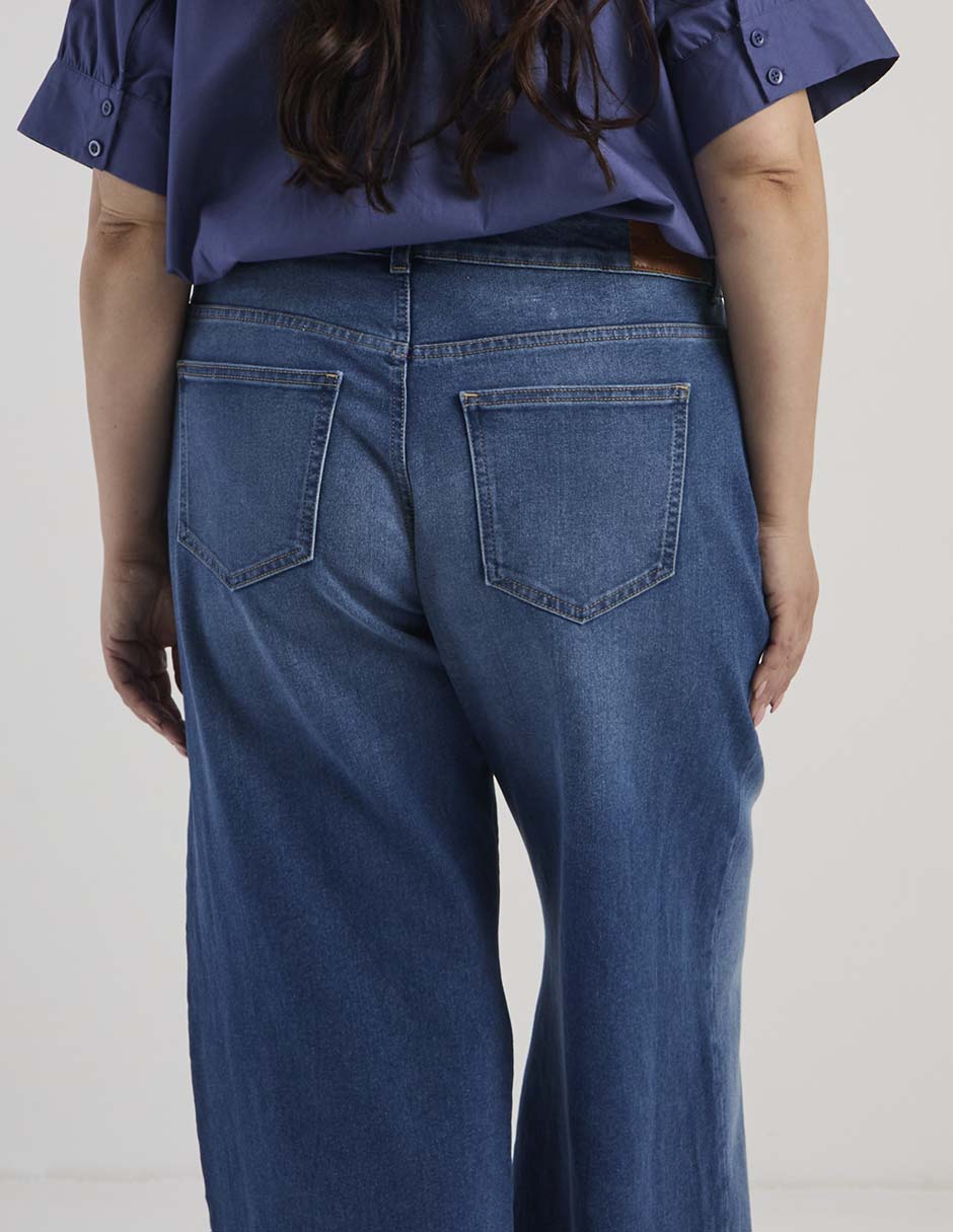 Jeans amplio para mujer 5