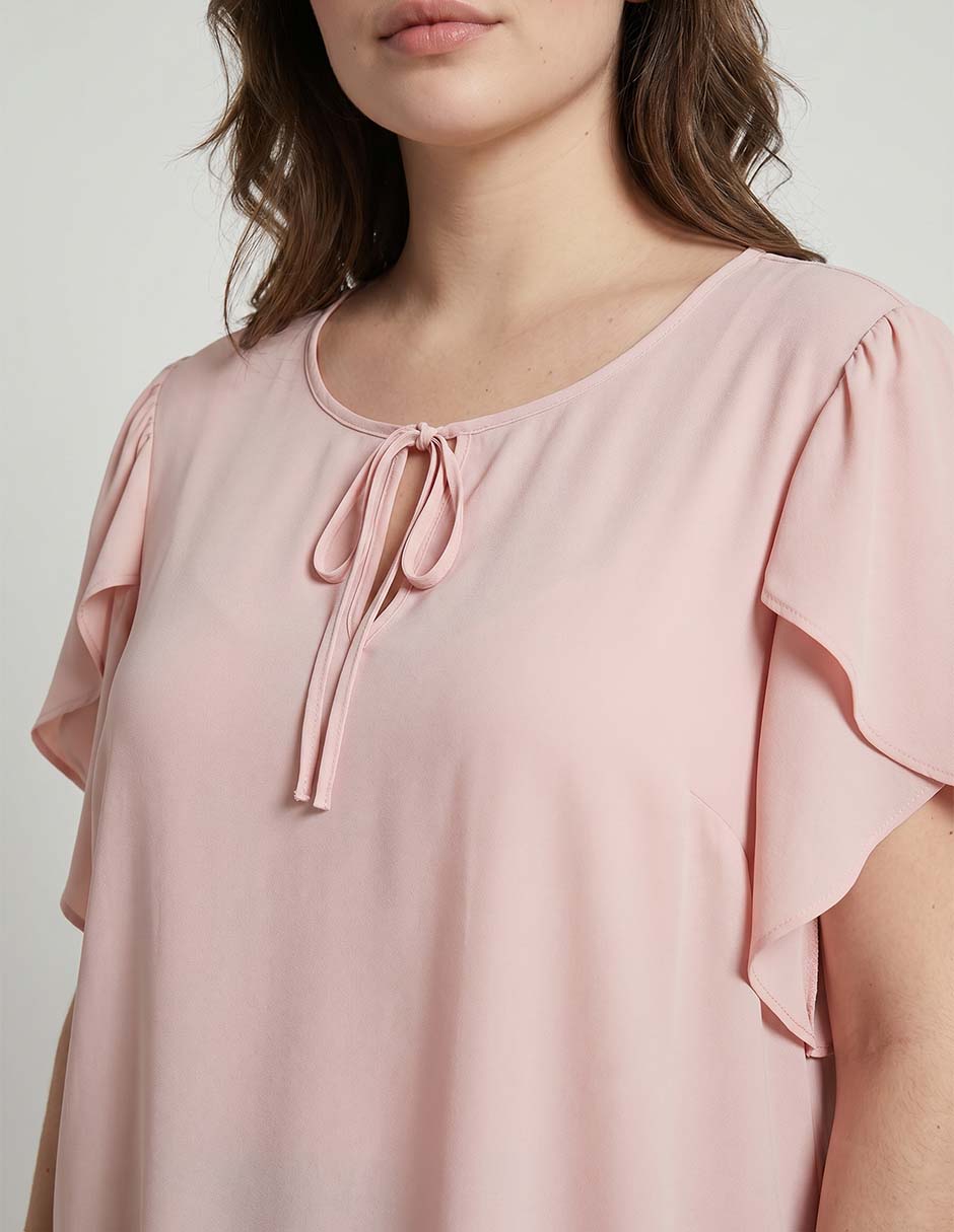Blusa Contempo Plus manga corta para mujer