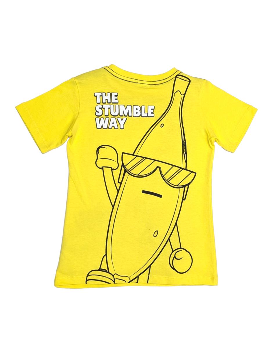 Playera Stumble Guys manga regular para niño