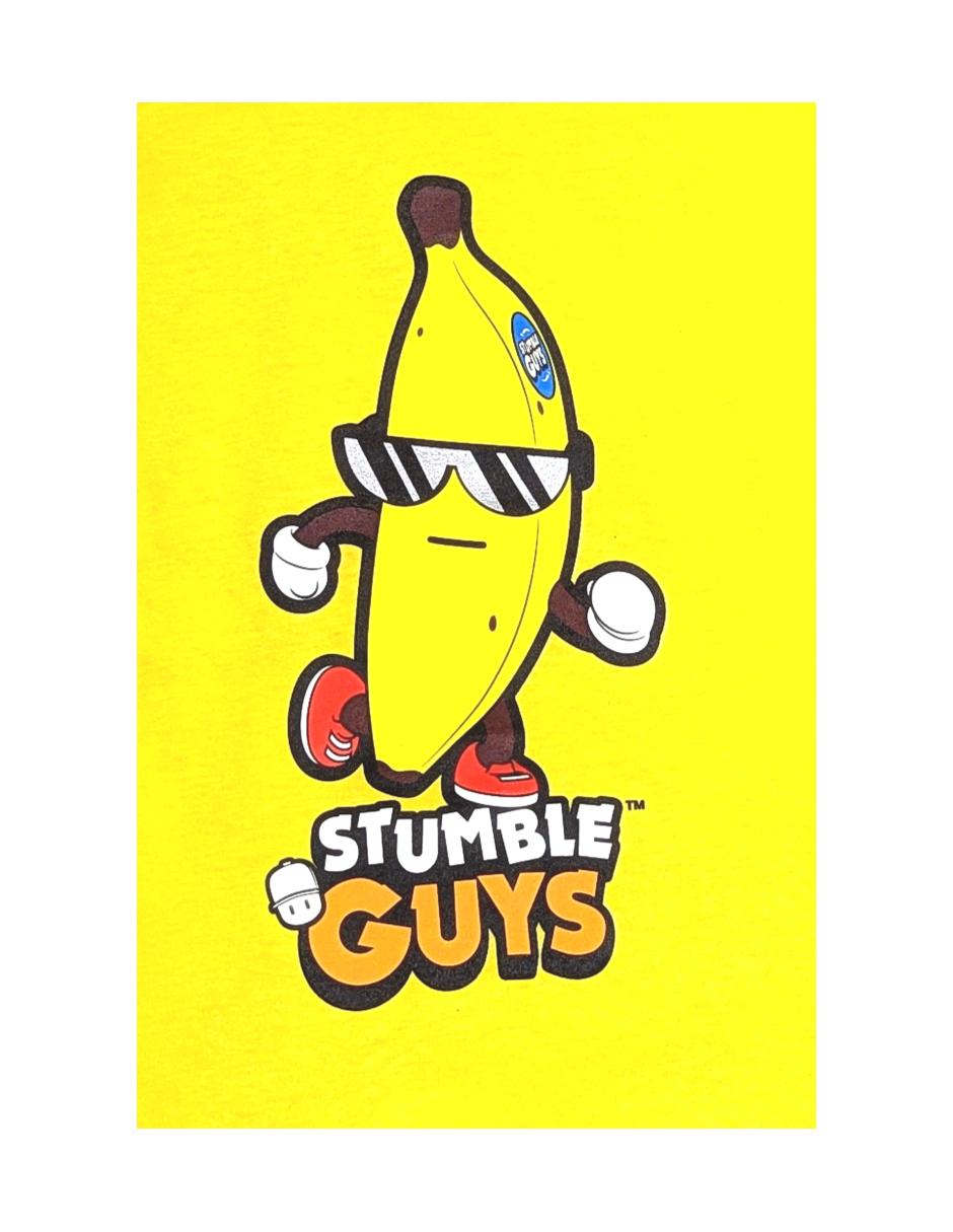 Playera Stumble Guys manga regular para niño