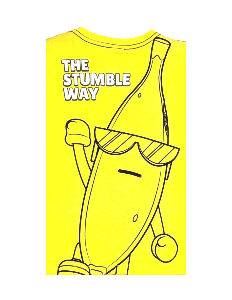 Playera Stumble Guys manga regular para niño