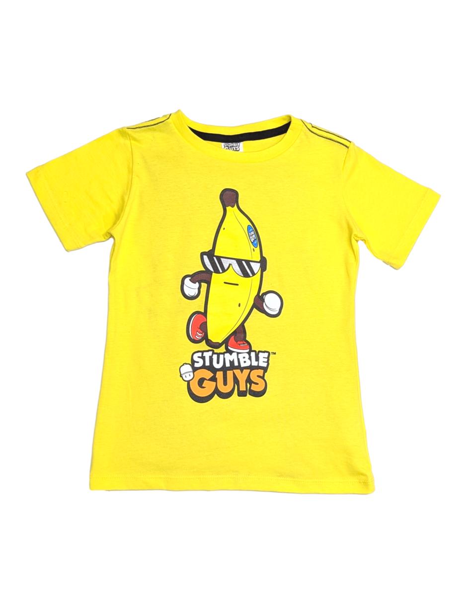 Playera Stumble Guys manga corta para niño Playera Stumble Guys manga corta para niño
