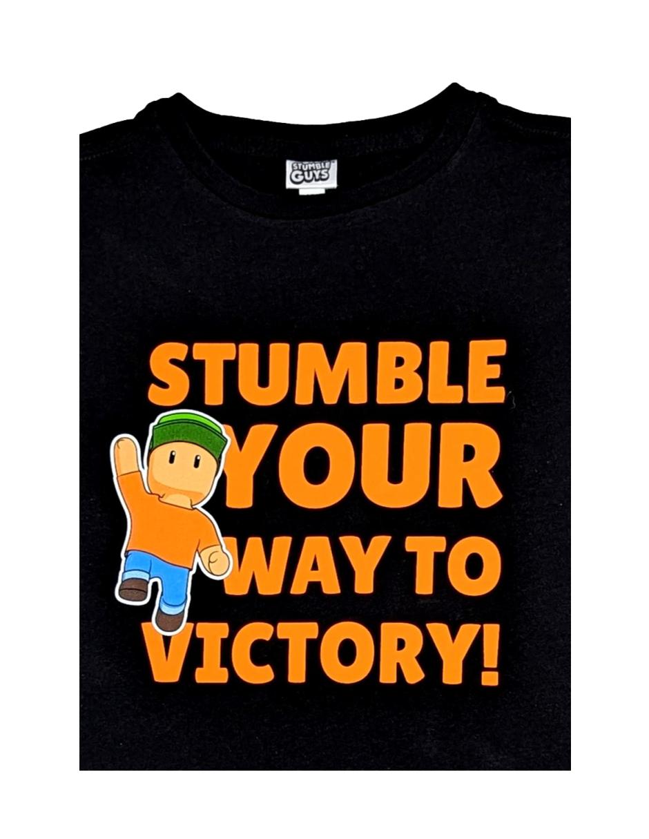 Playera Stumble Guys manga corta para niño