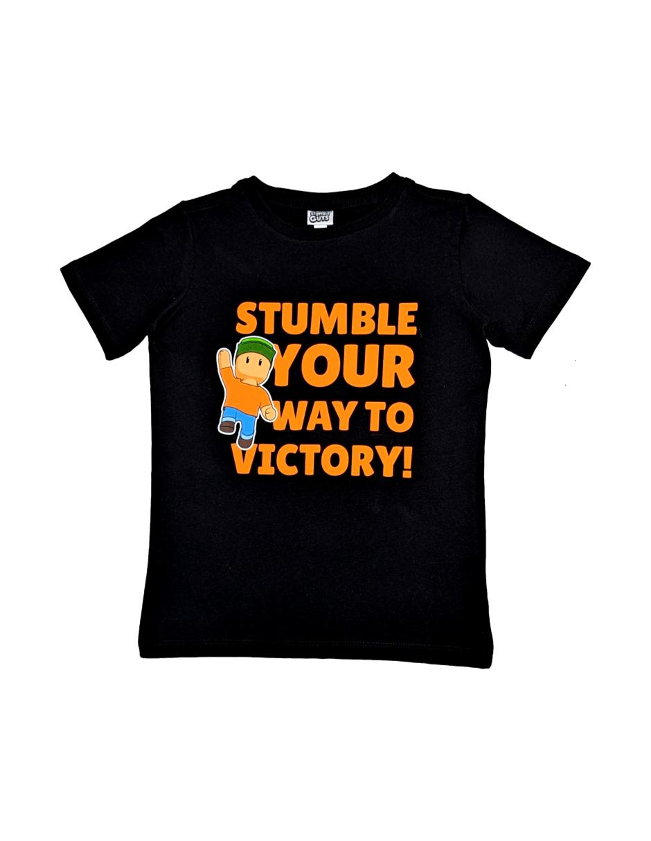 Playera Scopely Stumble Guys manga corta para niño Playera Scopely Stumble Guys manga corta para niño