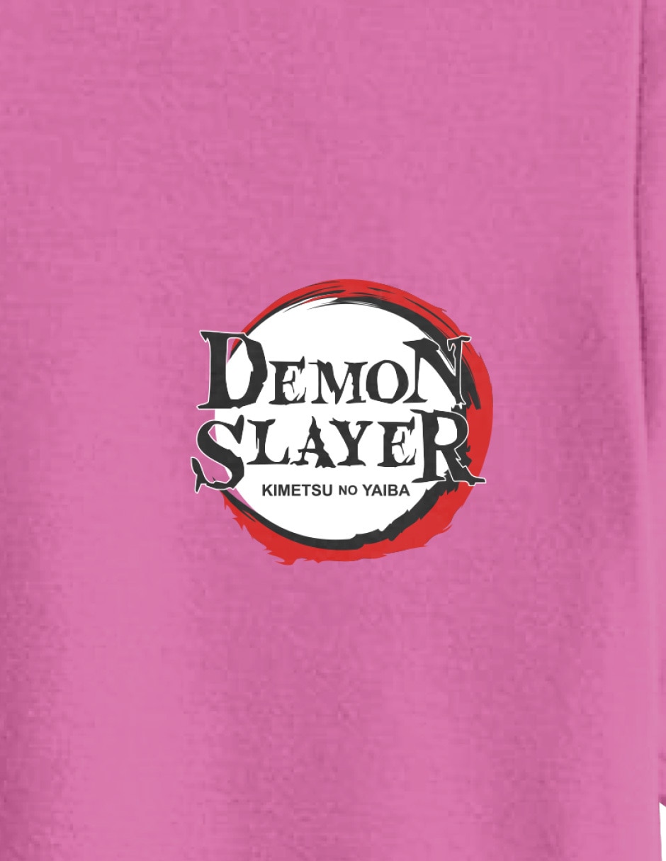 Playera Demon Slayer: Kimetsu No Yaiba manga corta para niña