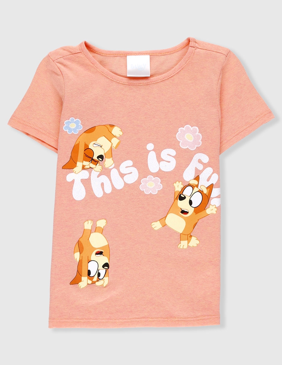 Playera Panadería Bluey fantasía para niña Playera Panadería Bluey fantasía para niña