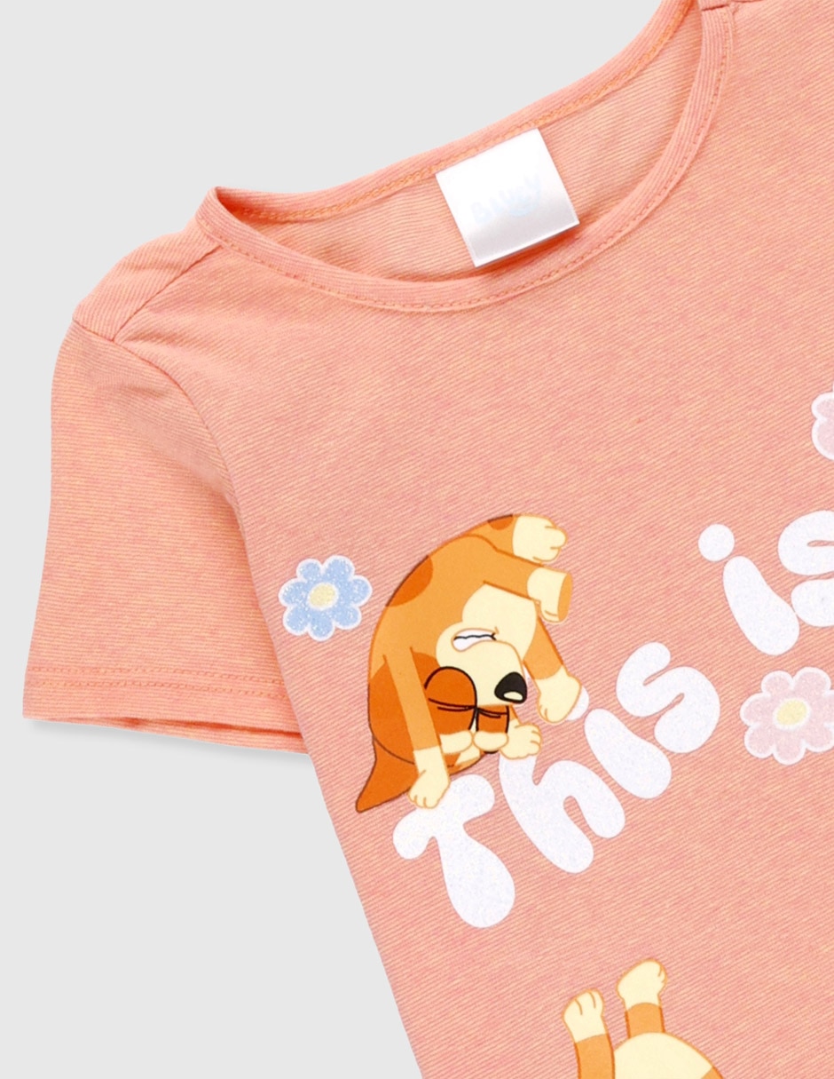 Playera Panadería Bluey fantasía para niña