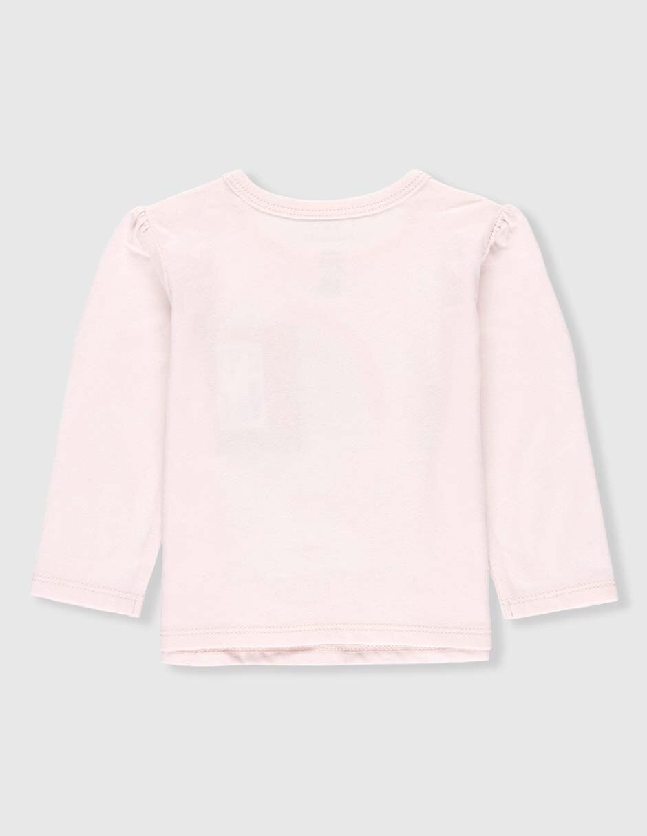 Playera manga larga para niña