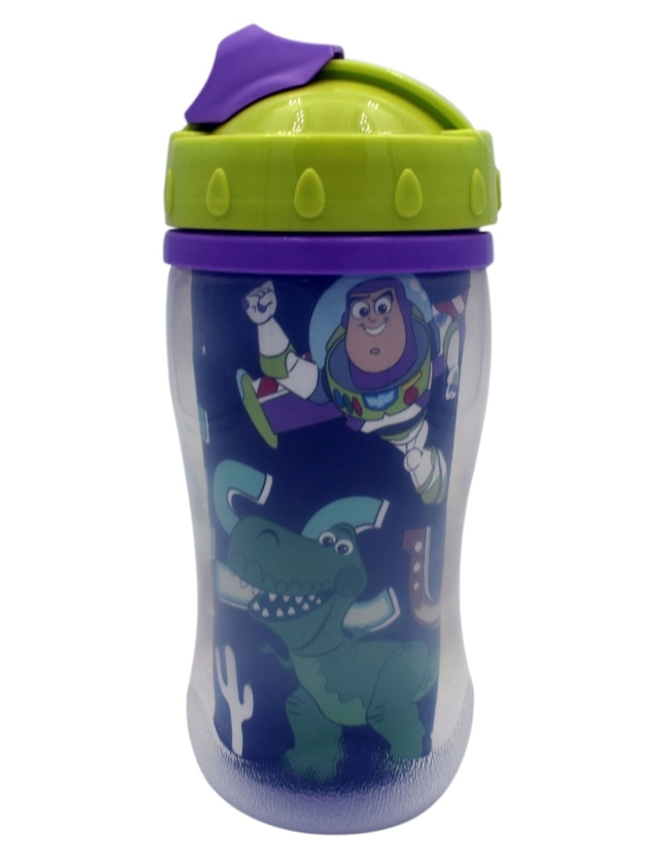 Vaso con tapa y popote