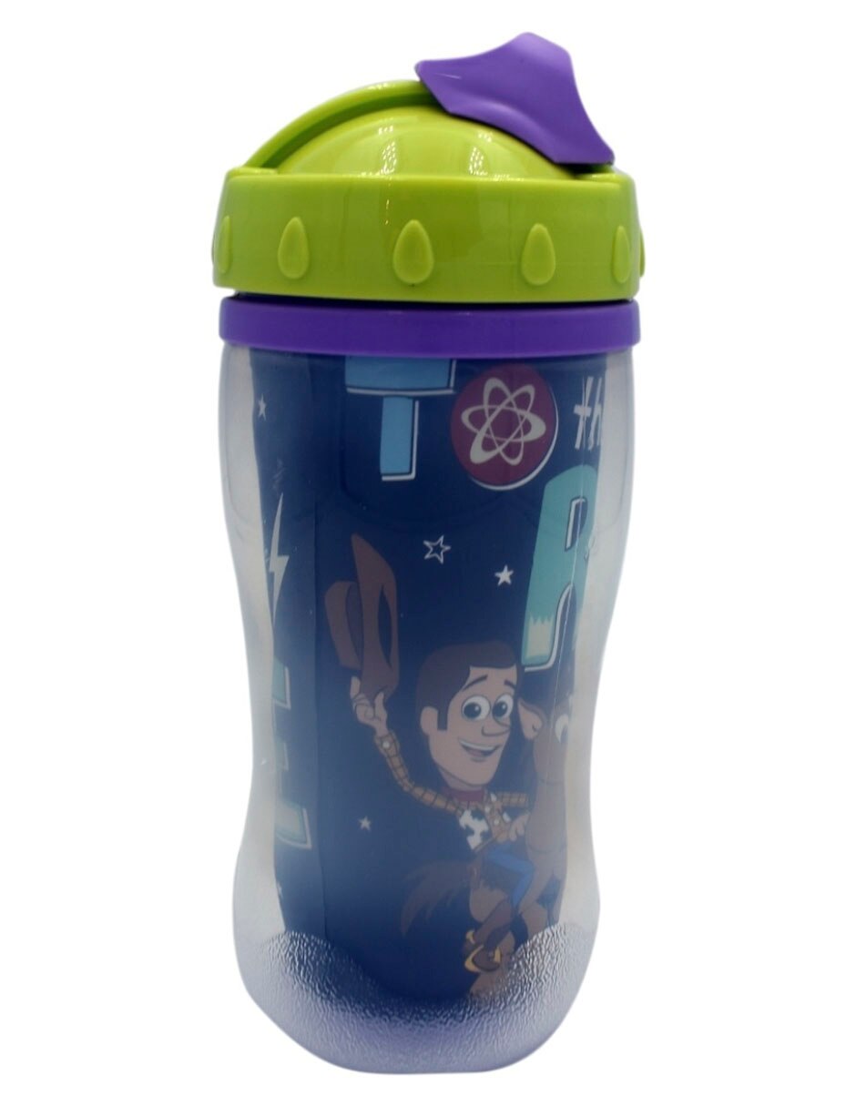 Vaso con tapa y popote