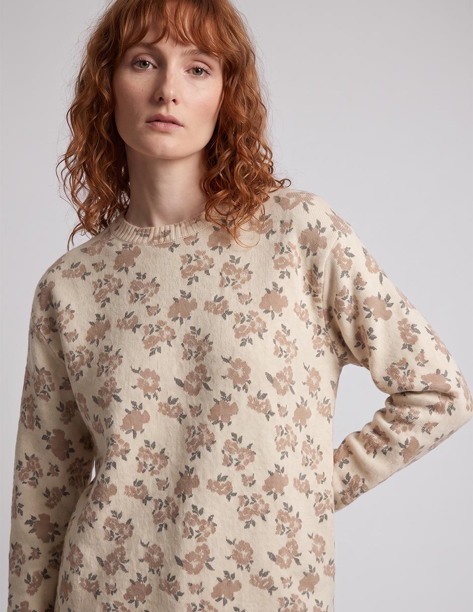 Suéter cuello redondo para mujer 3
