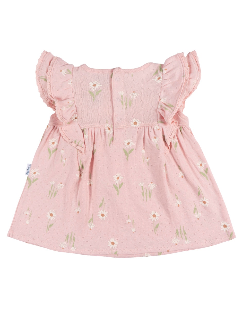 Vestido de algodón para bebé niña 4