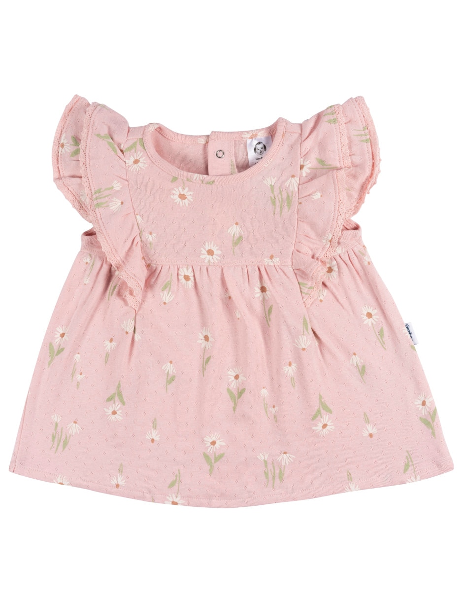 Vestido de algodón para bebé niña 3