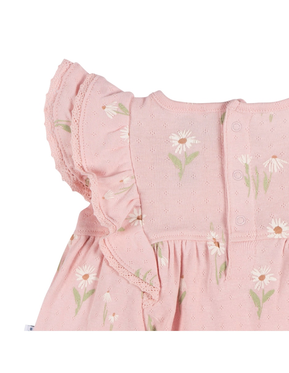 Vestido de algodón para bebé niña 2
