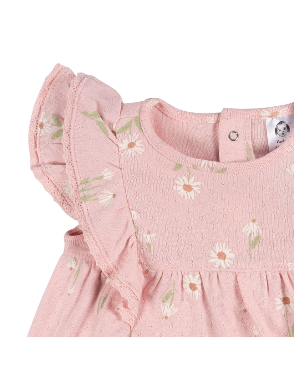 Vestido de algodón para bebé niña 6