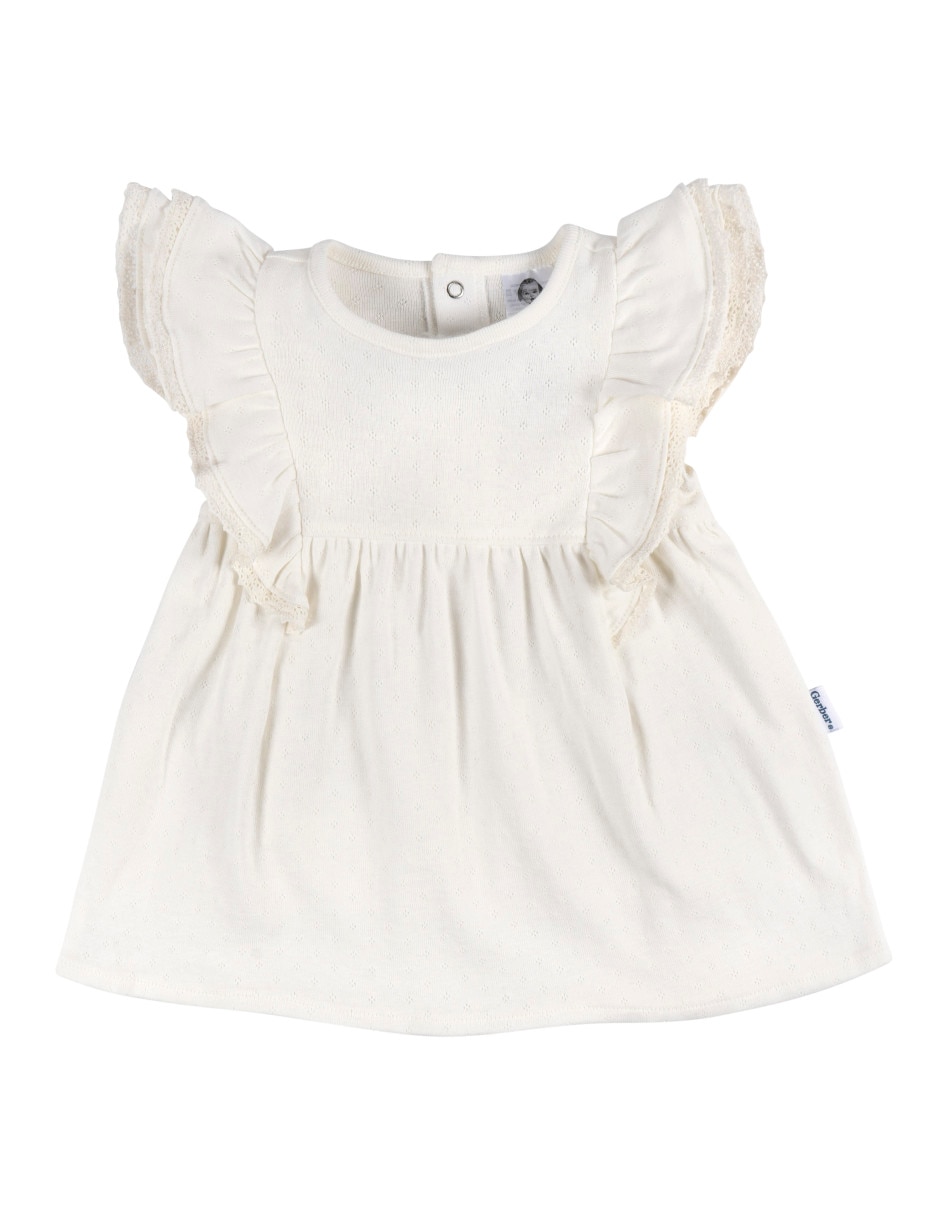 Vestido de algodón para bebé niña 3