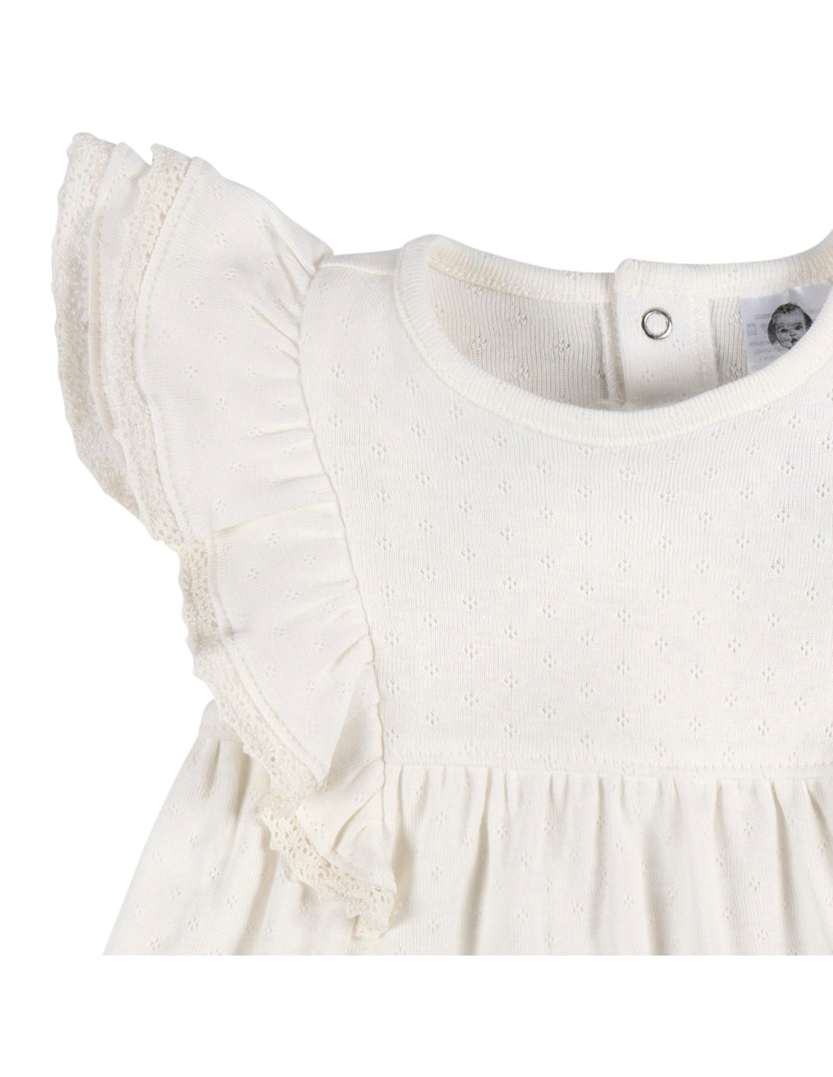 Vestido de algodón para bebé niña 6