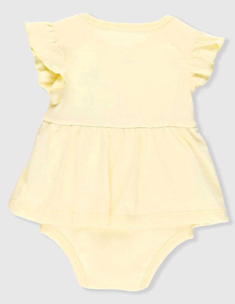 Vestido Baby Creysi manga volantes para bebé niña