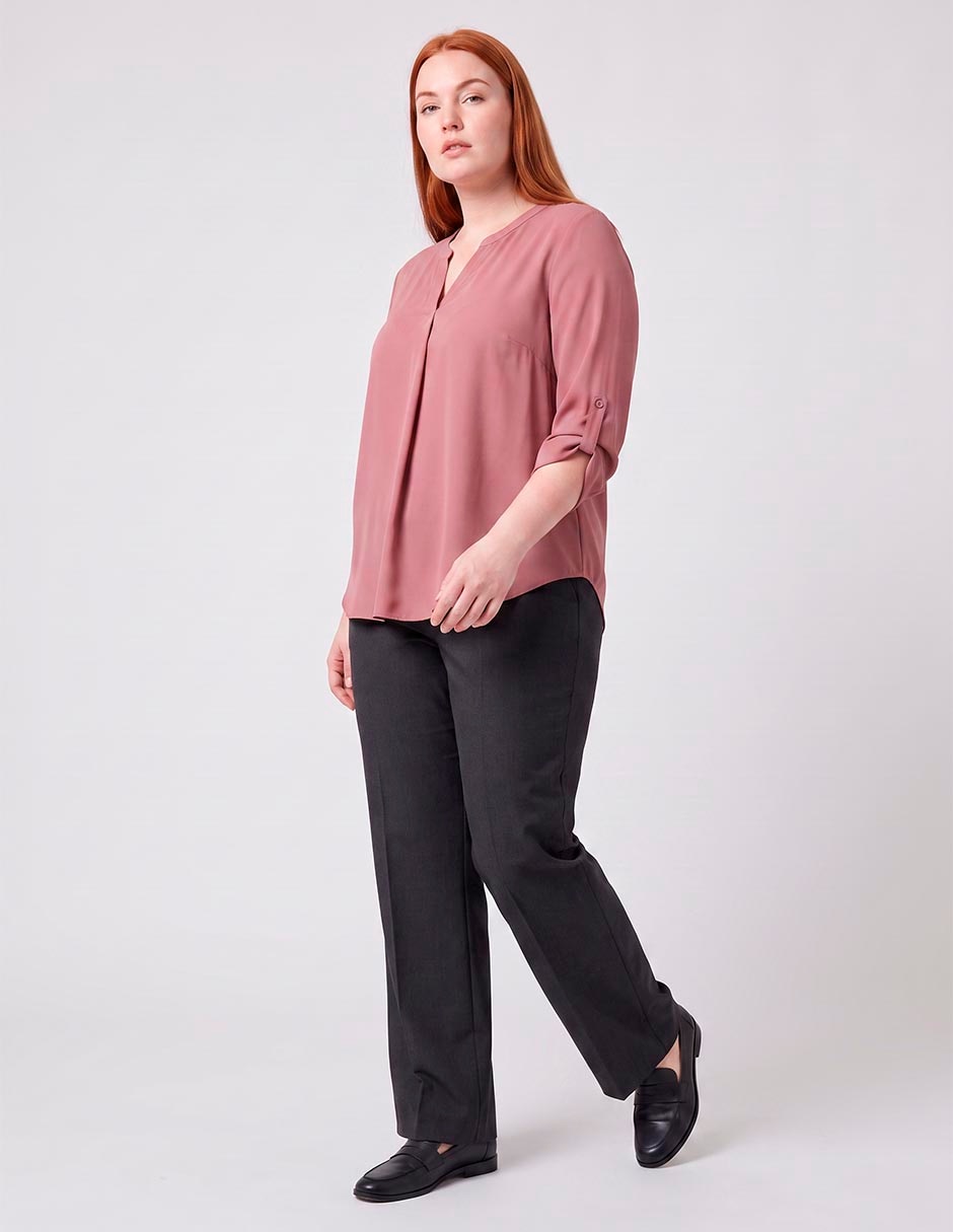 Blusa contempo manga larga para mujer 3