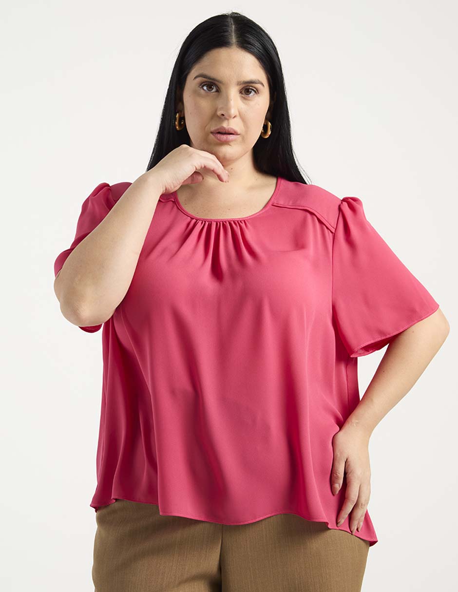Blusa manga al codo para mujer Blusa manga al codo para mujer