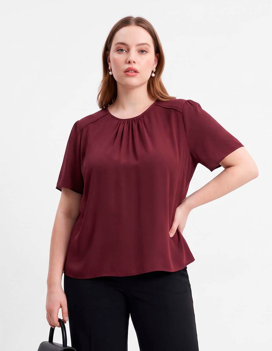 Blusa manga al codo para mujer Blusa manga al codo para mujer