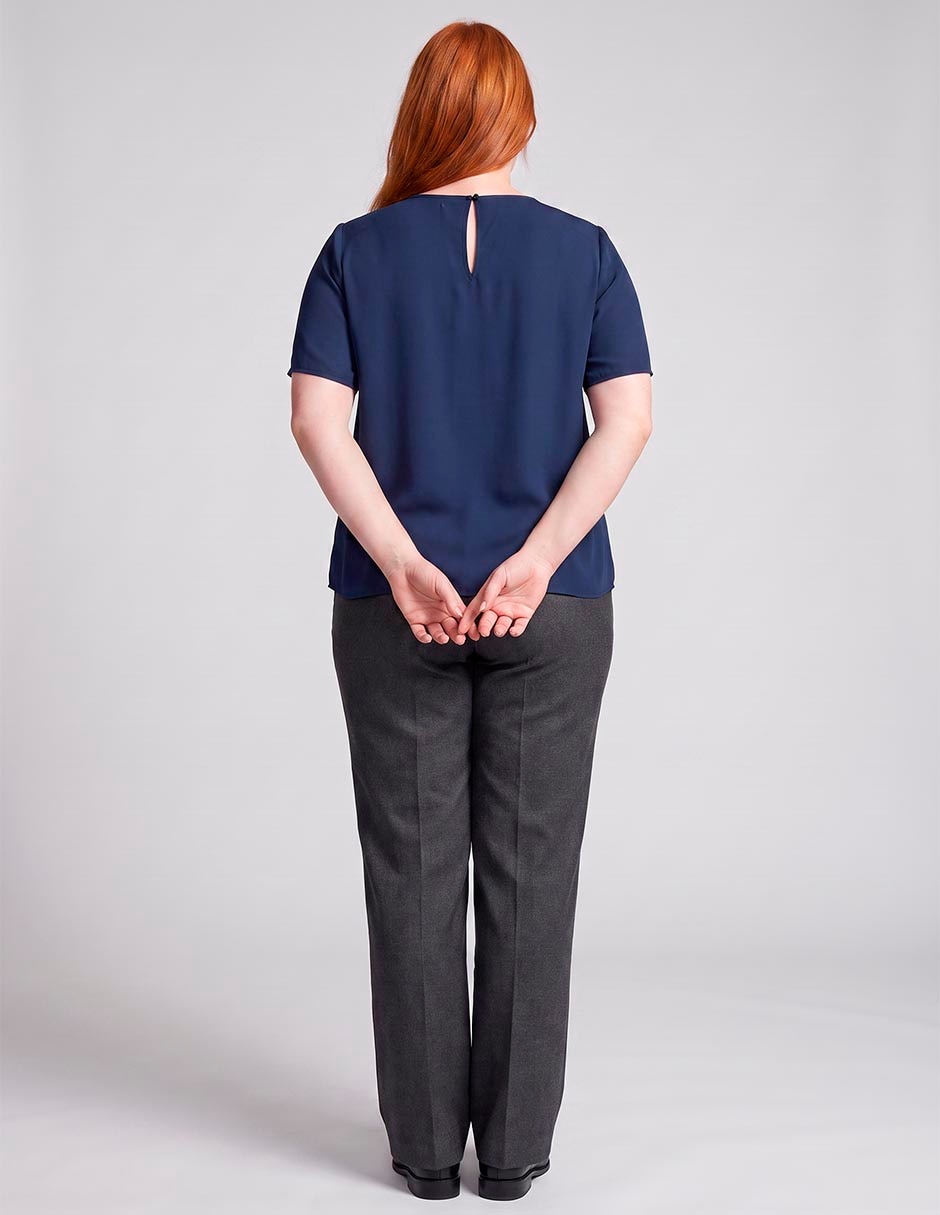Blusa contempo manga corta para mujer