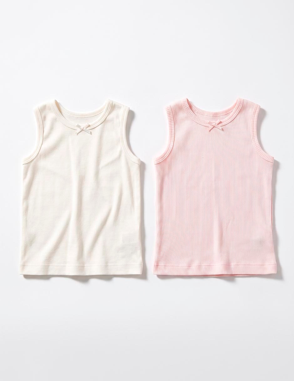 Set camiseta cuello redondo para niña