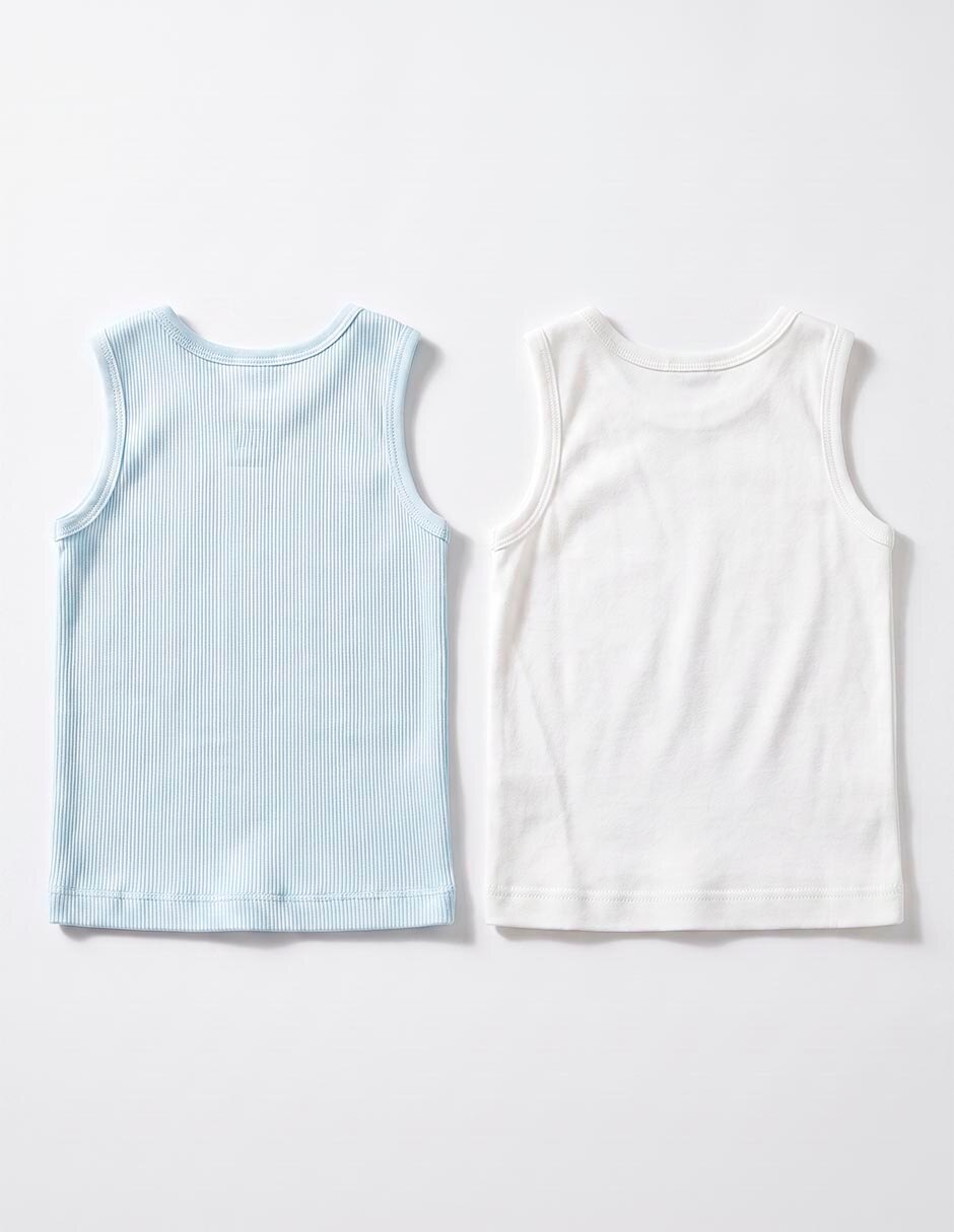 Set camiseta cuello redondo Weekend Baby para niño
