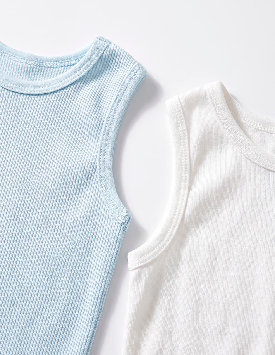 Set camiseta cuello redondo Weekend Baby para niño