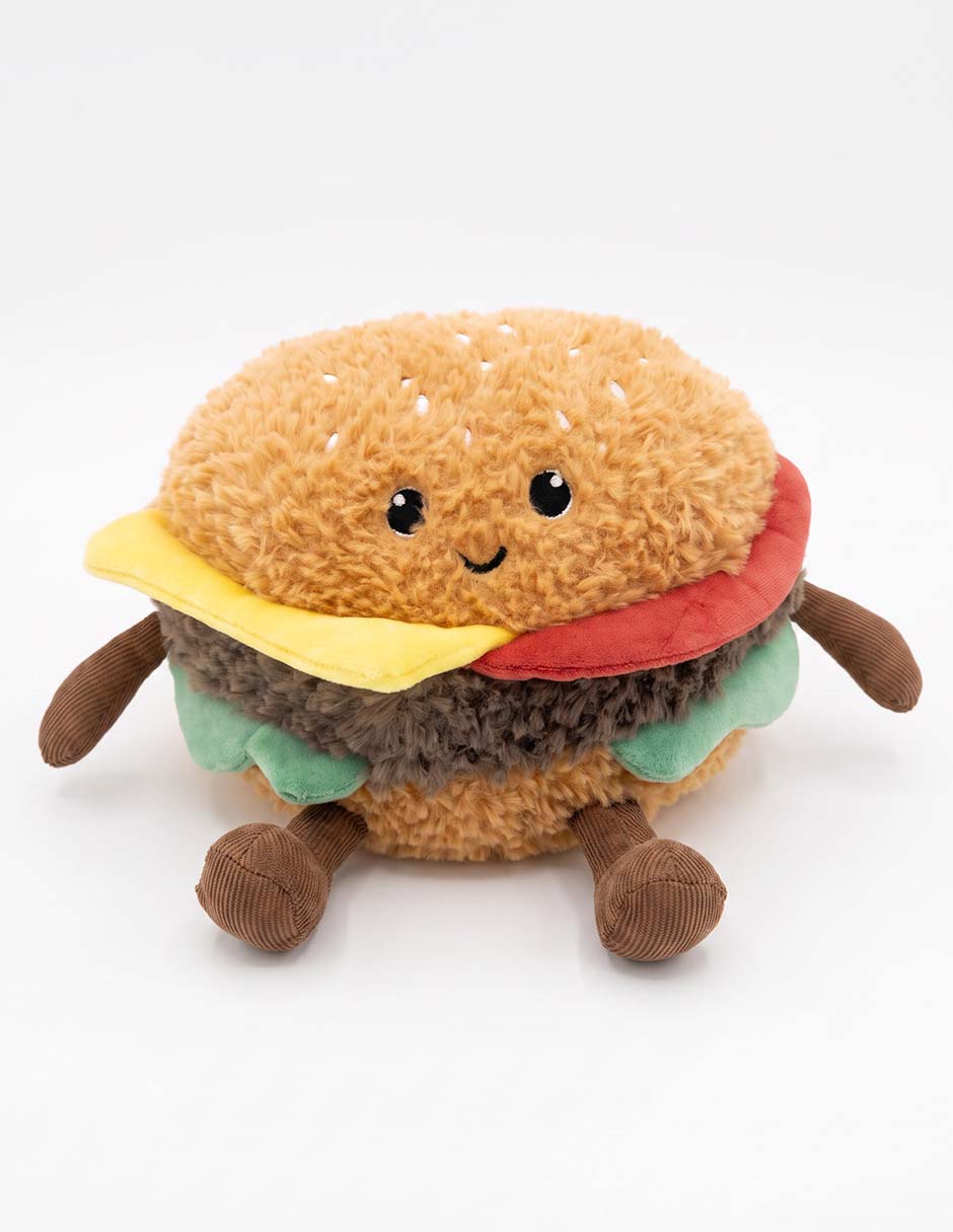 Peluche de hamburguesa de 15 cm