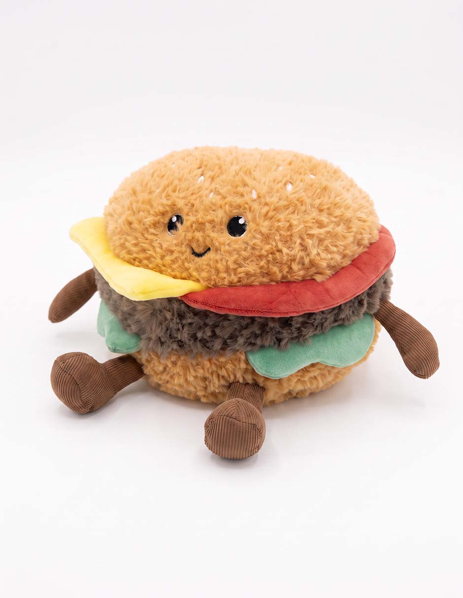 Peluche de hamburguesa de 15 cm 2