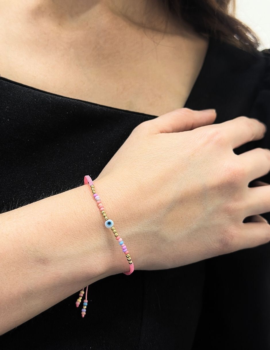 Pulsera acabado baño de oro 14 K 3