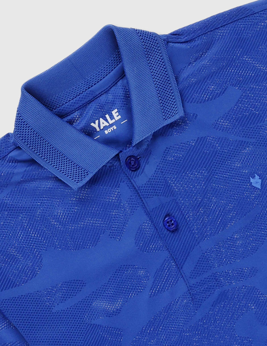 Playera tipo polo Yale para niño