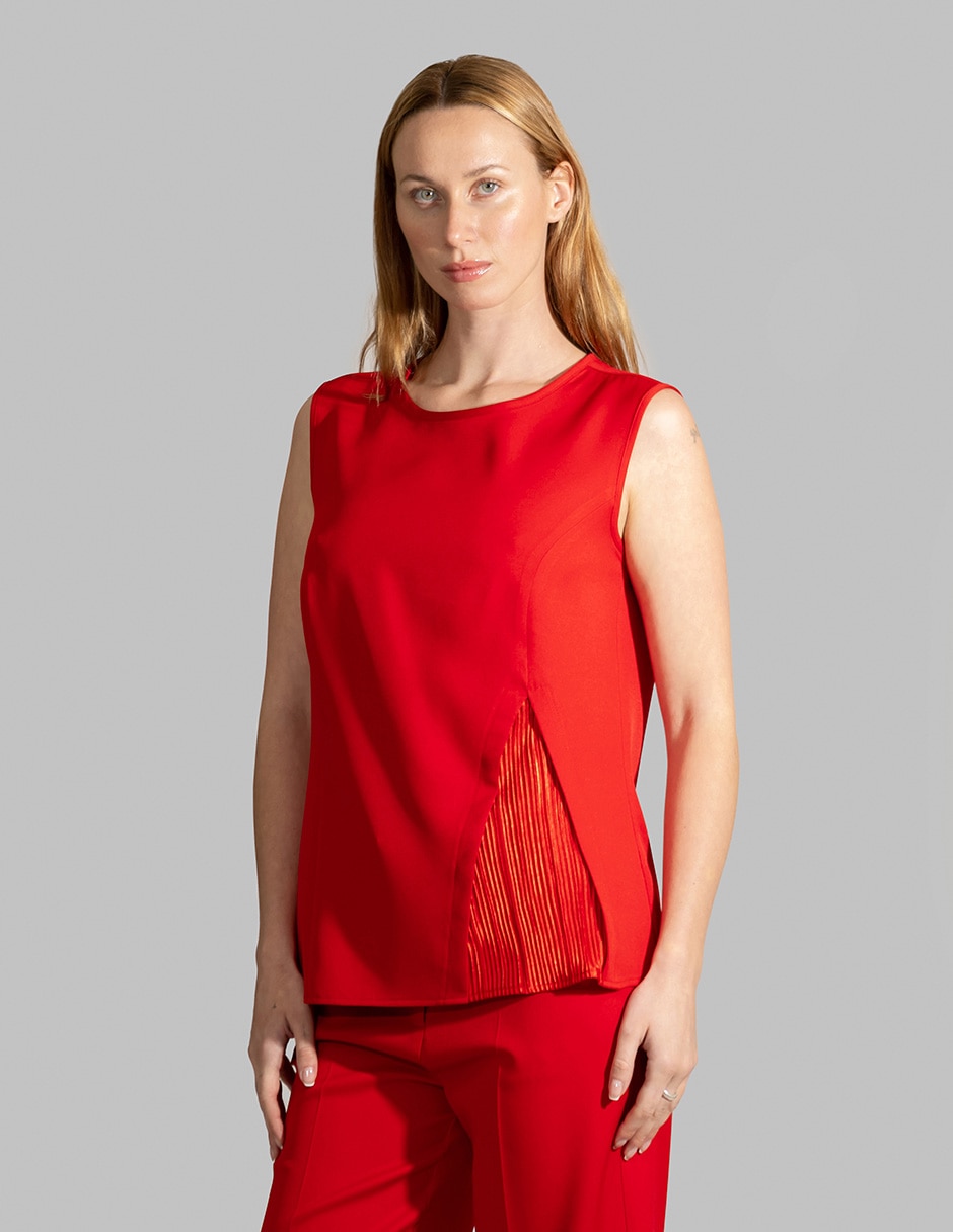 Blusa Bliss by Oh Pomp sin mangas para mujer Blusa Bliss by Oh Pomp sin mangas para mujer