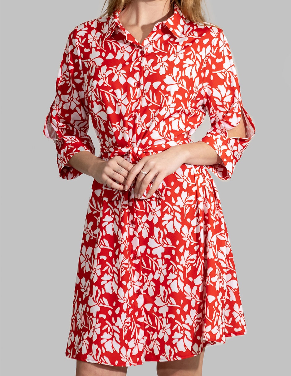 Vestido a la rodilla casual Bliss by Oh Pomp para mujer