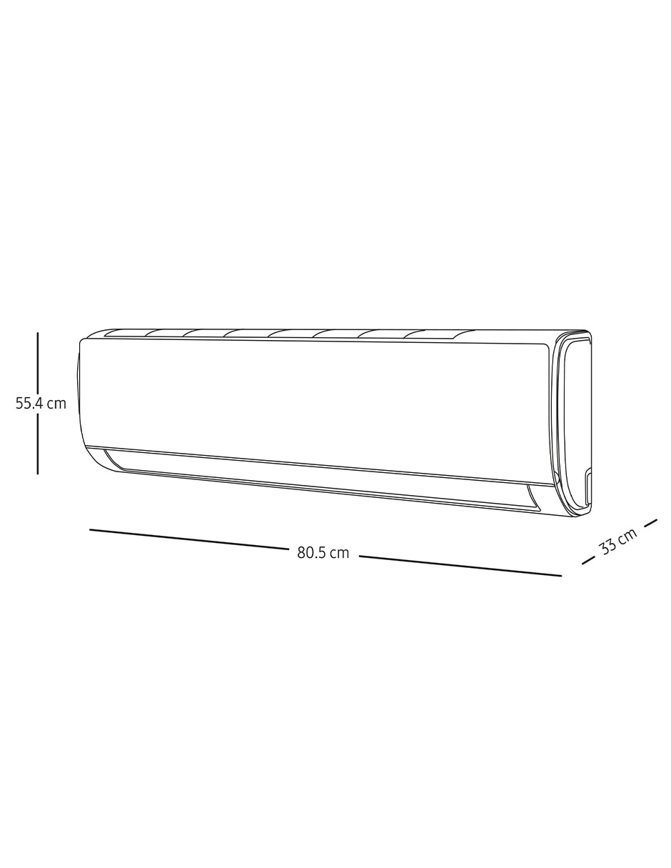 Aire acondicionado mini split frío y calor 21400 BTU AR40F24C0AM/AX 220 V